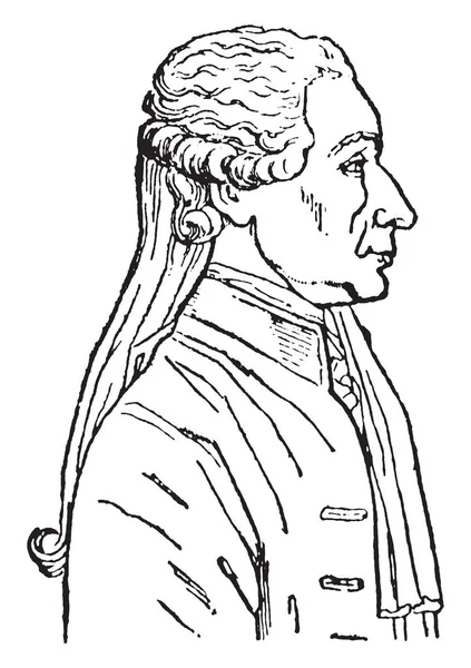 Jean Sylvain Bailly 1736 1793 Fue Astrónomo Francés Famoso Por — Vector de stock