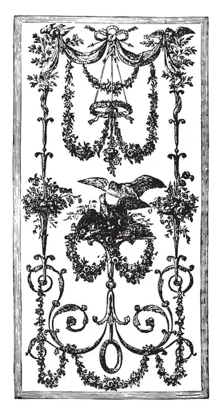 Панель Написанная Ван Спаендонком Графства Артуа Старинная Гравированная Иллюстрация Индустриальная — стоковый вектор