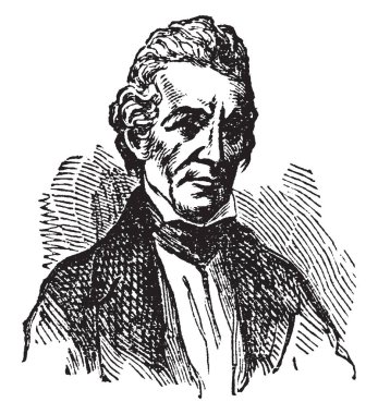 James Knox Polk, 1795-1849, o Amerika Birleşik Devletleri, Konuşmacı Temsilciler Meclisi ve Tennessee, vintage çizgi çizme veya oyma illüstrasyon Valisi onbirinci Cumhurbaşkanı oldu