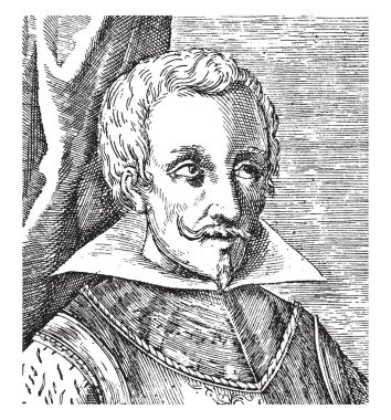 Pedro de Valdivia, 1497-1553, o İspanyol konkistador ve Şili, vintage çizgi çizme veya oyma illüstrasyon'in ilk yapıldı.
