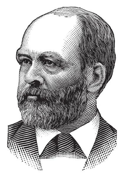 Charles Farwell 1823 1903 Foi Representante Dos Estados Unidos Senador —  Vetores de Stock