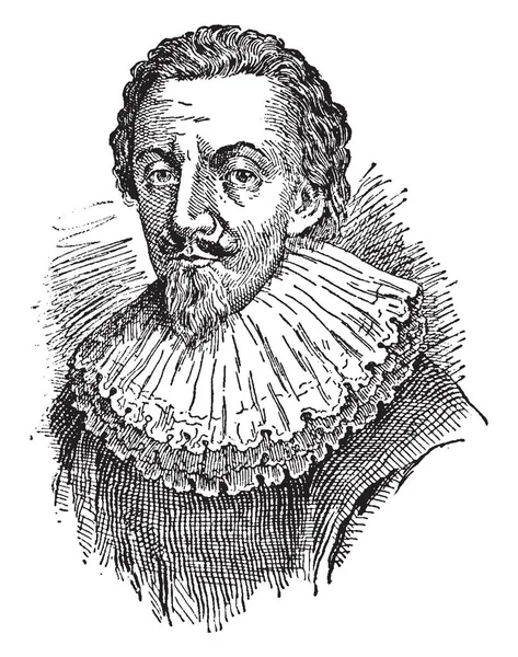 George Calvert 1579 1632 Hij Een Engels Politicus Kolonisator Stichter — Stockvector