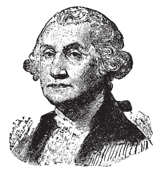 George Washington 1732 1799 Hij Een Amerikaanse Politicus Militair Eerste — Stockvector