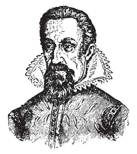 Johannes Kepler 1571 1630 War Ein Deutscher Mathematiker Astronom Und — Stockvektor