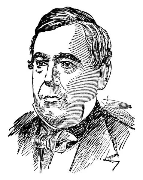 Томас Корвін 1794 1865 Він Був Політиком Штату Огайо Губернатор — стоковий вектор