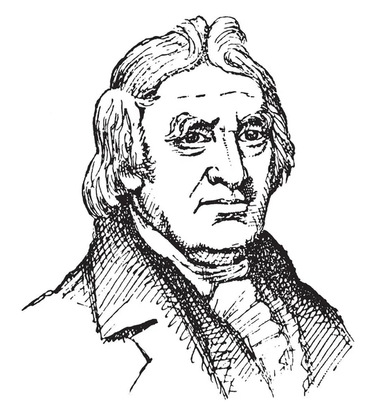 클린턴 1739 1812 정치가 빈티지 그림의 건국의 아버지 하나는 뉴욕의 — 스톡 벡터