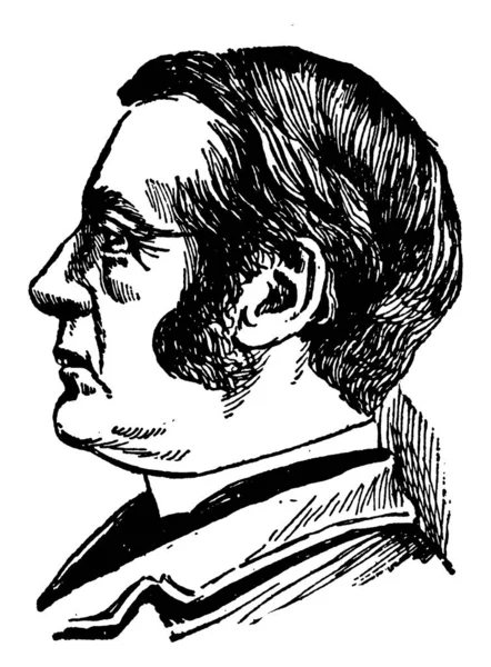 Элиот Чарльз 1834 1926 Американский Педагог Президент Гарвардского Университета 1869 — стоковый вектор