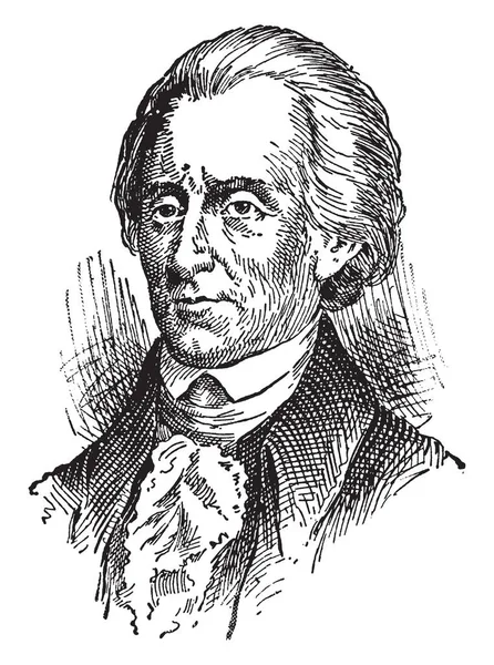 Richard Henry Lee 1732 1794 Fue Estadista Estadounidense Virginia Famoso — Archivo Imágenes Vectoriales