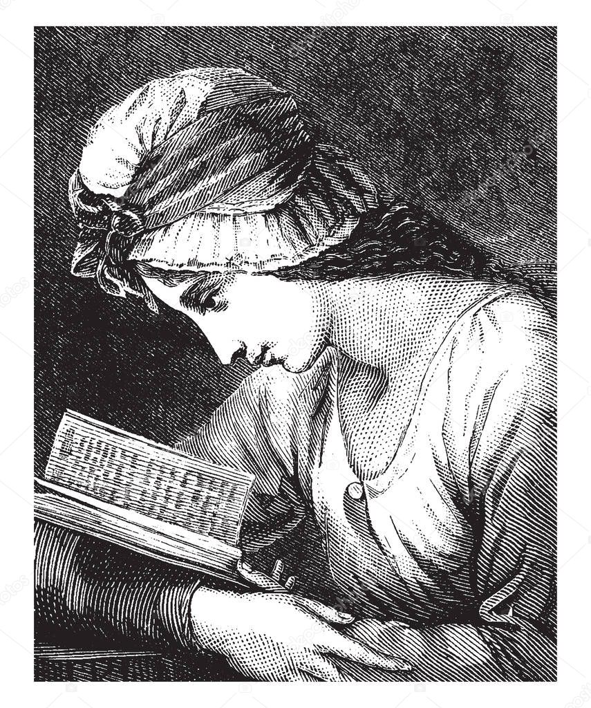 Honora Sneyd is an English writer, anna seward, Author, English, honora sneyd, lesbian, vintage line drawing or engraving illustration.