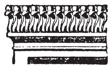 Kanatlı Disk İlahiyat, vintage çizgi çizme veya oyma illüstrasyon ilişkili bir semboldür.