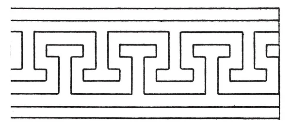 Ordinaire Fret Band Est Modèle Simple Son Connu Sous Nom — Image vectorielle