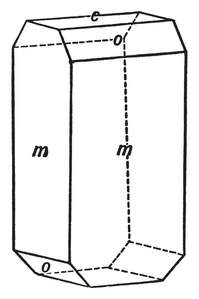 Diagramme Représente Urée Dessin Ligne Vintage Illustration Gravure — Image vectorielle