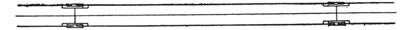 拼接电动导轨 复古雕刻插图 工业百科全书 1875 — 图库矢量图片