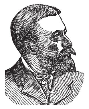 Thomas Nast, 1840-1902, o bir karikatürist ve editoryal karikatürist, vintage çizgi çizme veya oyma illüstrasyon yapıldı.