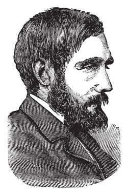 John Dillon, 1851-1927, o bir İrlanda Dublin, milletvekili 35 yıl ve İrlandalı parti, vintage çizgi çizme veya oyma illüstrasyon son lideri için siyasetçi