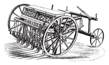 Mibzer Smyth, vintage illüstrasyon kazınmış. Endüstriyel ansiklopedi E.-O. Lami - 1875