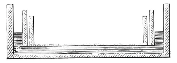 Обычные Рамки Винтажные Гравированные Иллюстрации Индустриальная Энциклопедия Лами 1875 — стоковый вектор