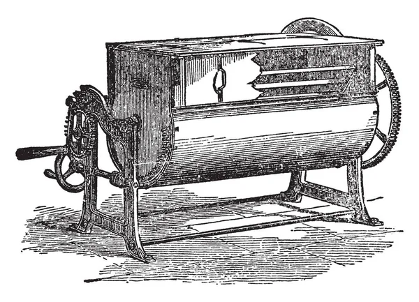 Esta Ilustración Representa Máquina Amasar Que Una Forma Máquina Hacer — Vector de stock