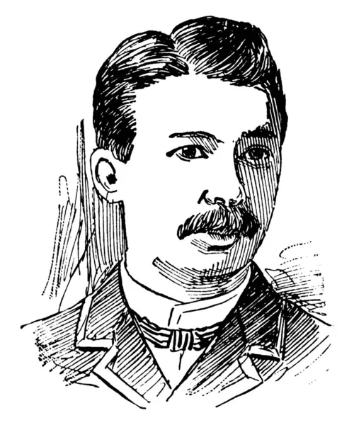 Joel Chandler Harris 1848 1908 Bir Amerikalı Gazeteci Kurgu Yazar — Stok Vektör