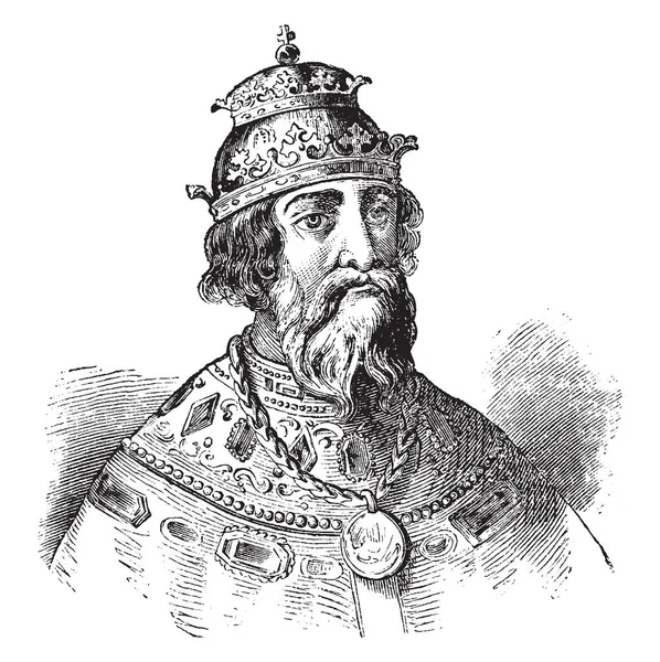 Ivan IV, 1530-1584, 1533 üzerinden Moskova'ya 1547, vintage çizgi çizme veya oyma illüstrasyon büyük prensi olduğunu