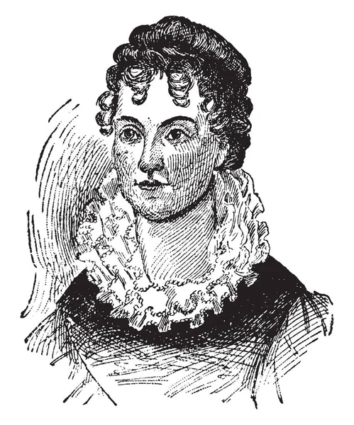 Hannah Van Buren 1783 1819 Elle Était Épouse Huitième Président — Image vectorielle