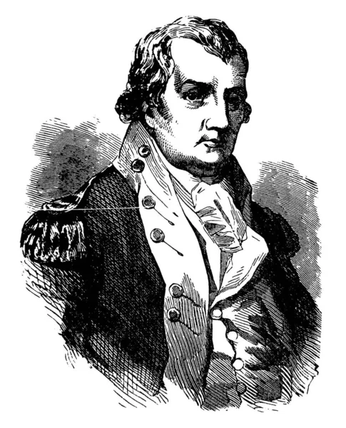 Charles Cotesworth Pinckney 1746 1825 War Ein Amerikanischer Staatsmann Von — Stockvektor