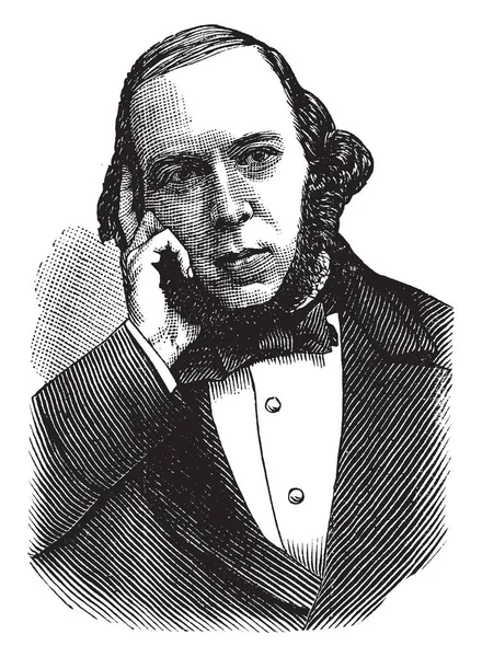 Herbert Spencer 1820 1903 Foi Filósofo Biólogo Antropólogo Sociólogo Proeminente — Vetor de Stock