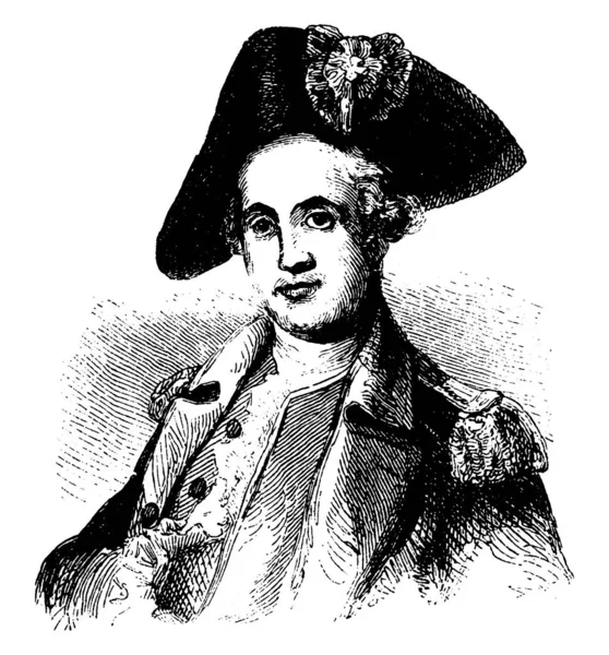 Mordecai Gist 1743 1792 Était Général Commandant Ligne Maryland Dans — Image vectorielle