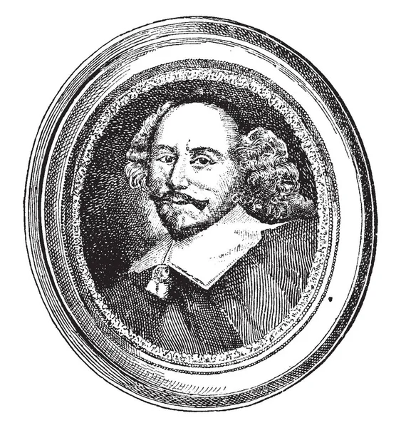 Kardinal Mazarin, 1602-1661, o bir İtalyan Kardinal, diplomat ve politikacı, vintage çizgi çizme veya oyma illüstrasyon yapıldı.