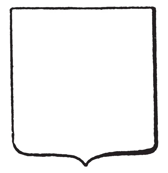 Σύγχρονη Ασπίδα Είναι Εραλδική Εκλεκτής Ποιότητας Γραμμικό Σχέδιο Απεικόνιση Χαρακτική — Διανυσματικό Αρχείο