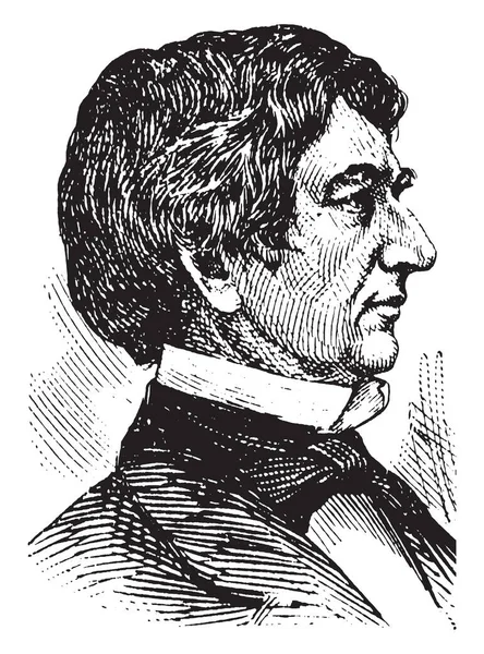 William Seward 1801 1872 Segretario Stato Degli Stati Uniti Dal — Vettoriale Stock