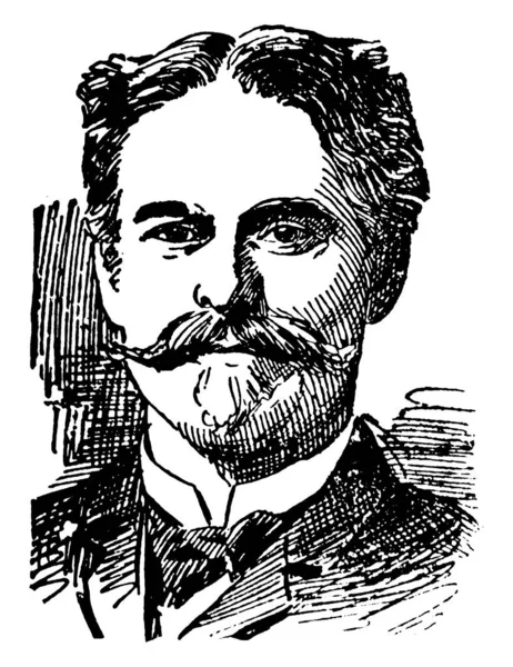 Cope 1840 1897 Fue Paleontólogo Estadounidense Anatomista Comparativo Destacado Herpetólogo — Vector de stock