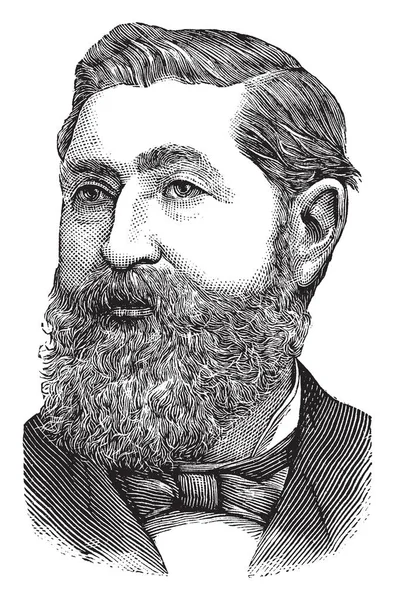 Dwight Moody 1837 1899 Fue Evangelista Editor Estadounidense Conectado Con — Archivo Imágenes Vectoriales