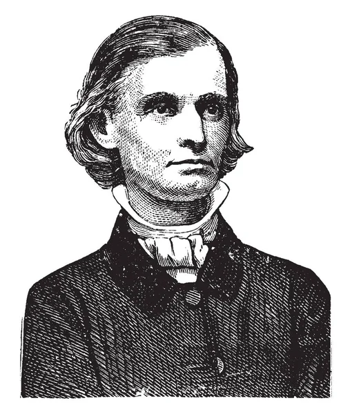 Henry Augustus Wise 1819 1869 Fue Autor Oficial Marina Los — Archivo Imágenes Vectoriales
