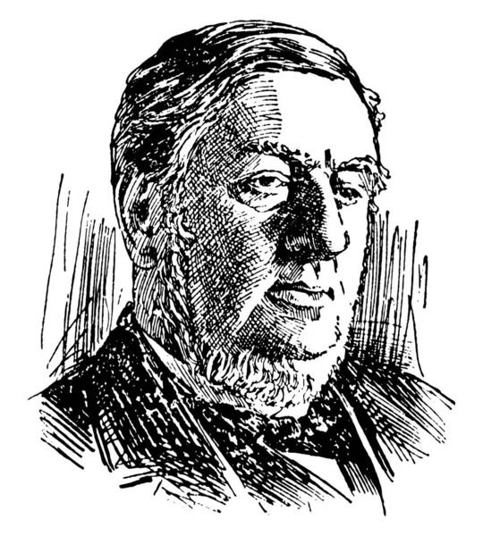 Sir William Harcourt 1827 1904 Avocat Britannique Journaliste Homme État — Image vectorielle