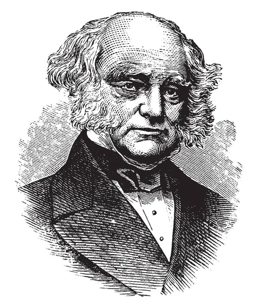 Martin Van Buren 1782 1862 American Statesman Eighth President United — Stock Vector