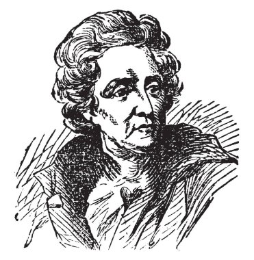 Andrew Jackson, o 1767-1845, oldu bir Amerikalı asker, devlet adamı, Amerika Birleşik Devletleri 1829 den 1837 için ABD Tennessee Senatörü yedinci Başkan ve Florida, vintage çizgi çizme veya oyma illüstrasyon askeri valisi