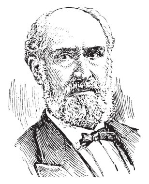 Efendim WM Macdonald, 1831-1917, bir İskoç-Quebecer tütün üreticisi ve Kanada, vintage çizgi çizme veya oyma illüstrasyon büyük eğitim hayırsever biriydi