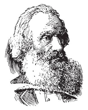 Daniel Wilson, 1816-1892, o bir arkeolog, etnolog ve yazar, vintage çizgi çizme veya oyma illüstrasyon yapıldı.