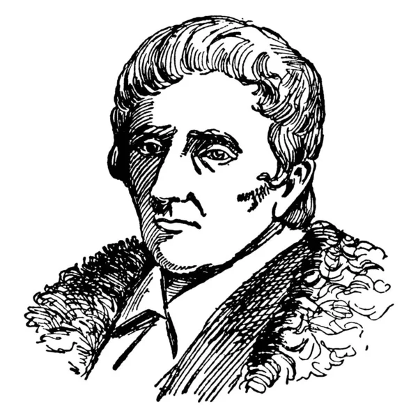 Daniel Boone 1734 1820 Amerikai Úttörője Explorer Határmenti Lakos Volt — Stock Vector