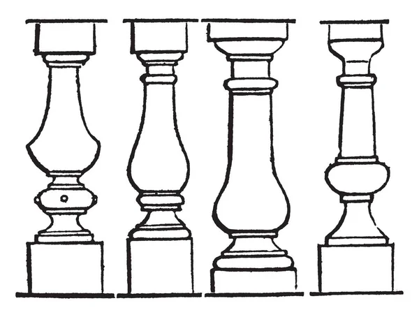 科尼斯 复古线条绘制或雕刻插图 — 图库矢量图片