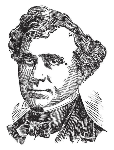 Franklin Pierce 1804 1869 Vierzehnter Präsident Der Vereinigten Staaten Von — Stockvektor