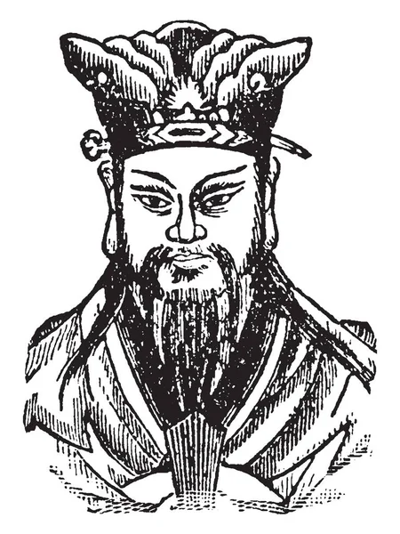 Confucius 551 479 Fost Profesor Editor Politician Filosof Chinez Din — Vector de stoc