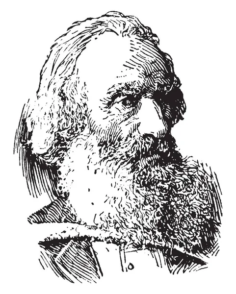 Daniel Wilson 1816 1892 Ele Foi Arqueólogo Etnólogo Autor Desenho —  Vetores de Stock