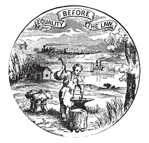 Das Offizielle Siegel Des Bundesstaates Nebraska Jahr 1889 Dieses Siegel — Stockvektor
