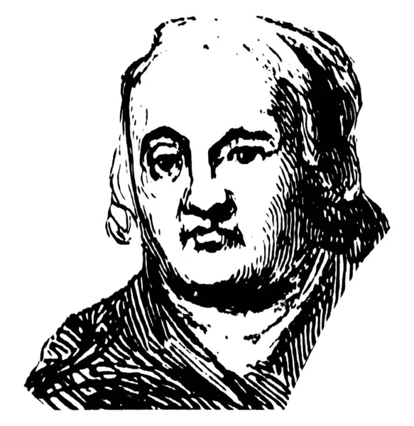 William Ellery 1727 1820 Fue Firmante Declaración Independencia Los Estados — Archivo Imágenes Vectoriales