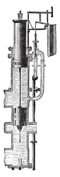 Druhé Období Distribuce Vintage Ryté Ilustrace Průmyslové Encyklopedii Lami 1875 — Stockový vektor