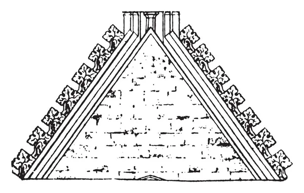 Cimier Carrelage Matériau Importateur Distributeur Détaillant Manufacturier Dessin Gravure Vintage — Image vectorielle