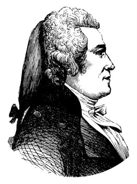 Samuel Smith 1772 1845 Fue Periodista Estadounidense Editor Periódicos Dibujo — Archivo Imágenes Vectoriales