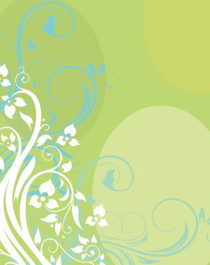 renkli vintage çiçek arka plan